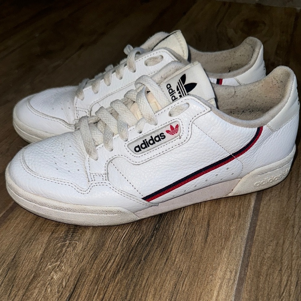 Adidas White Continental 80 Sneakers